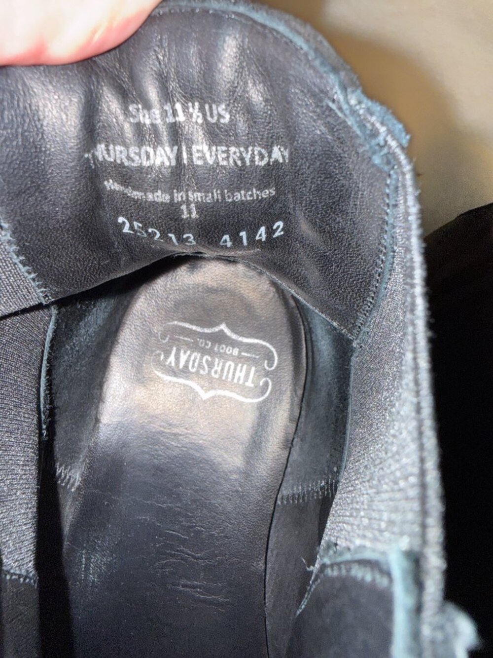 Thursday Boots Black Chelsea Boots Size 11 Gorgeous Everyday Wear Boots - Picture 5 of 16